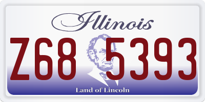 IL license plate Z685393