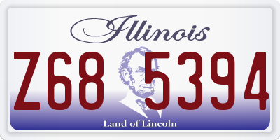 IL license plate Z685394