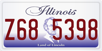 IL license plate Z685398