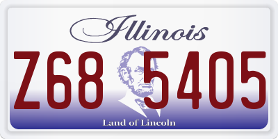 IL license plate Z685405