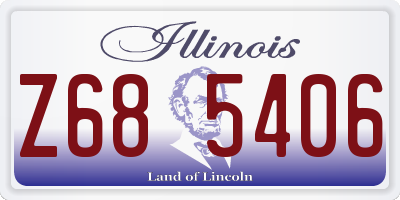 IL license plate Z685406