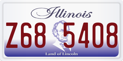 IL license plate Z685408