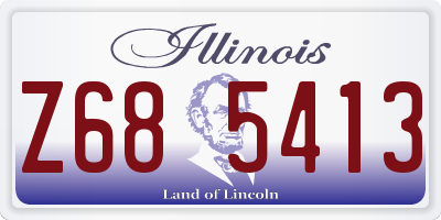 IL license plate Z685413