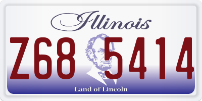 IL license plate Z685414