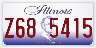 IL license plate Z685415