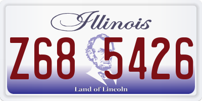 IL license plate Z685426