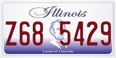 IL license plate Z685429