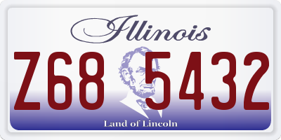 IL license plate Z685432