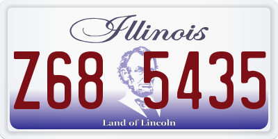 IL license plate Z685435