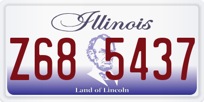 IL license plate Z685437