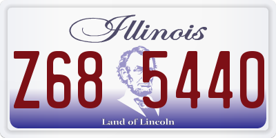 IL license plate Z685440