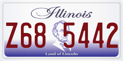 IL license plate Z685442