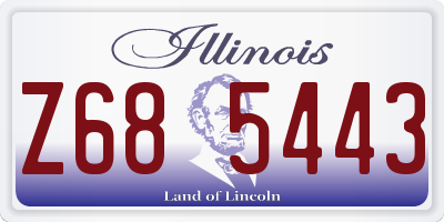 IL license plate Z685443