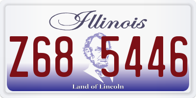 IL license plate Z685446