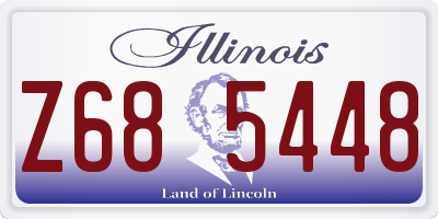 IL license plate Z685448