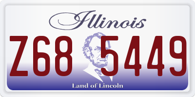 IL license plate Z685449