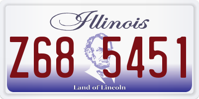 IL license plate Z685451