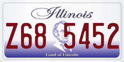 IL license plate Z685452