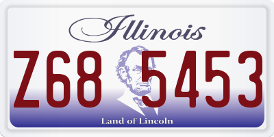 IL license plate Z685453
