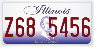 IL license plate Z685456