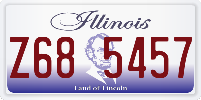 IL license plate Z685457