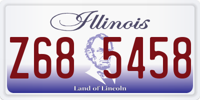IL license plate Z685458