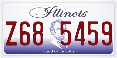 IL license plate Z685459