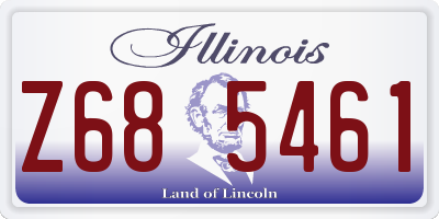 IL license plate Z685461