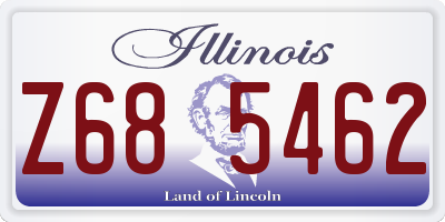 IL license plate Z685462