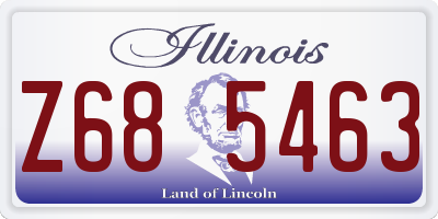 IL license plate Z685463