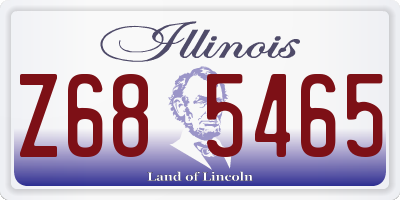 IL license plate Z685465
