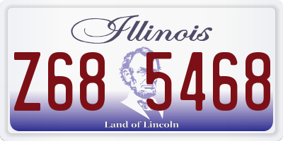 IL license plate Z685468