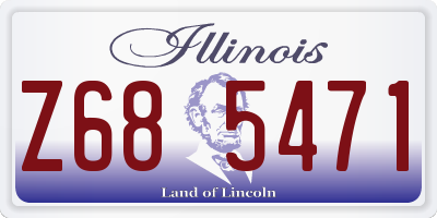 IL license plate Z685471
