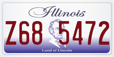 IL license plate Z685472