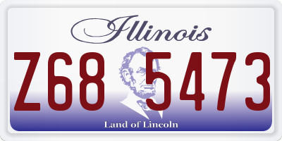 IL license plate Z685473