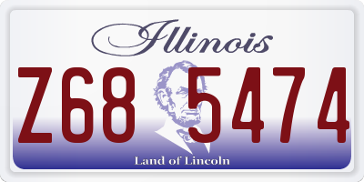 IL license plate Z685474