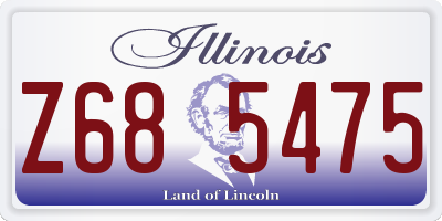 IL license plate Z685475