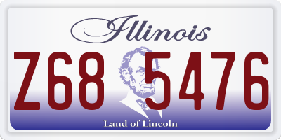 IL license plate Z685476