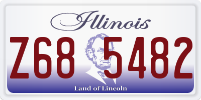 IL license plate Z685482