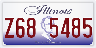 IL license plate Z685485