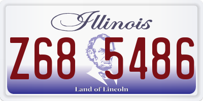 IL license plate Z685486