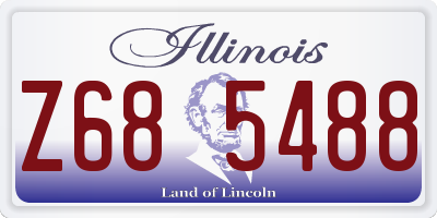 IL license plate Z685488