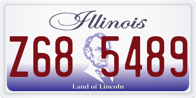 IL license plate Z685489