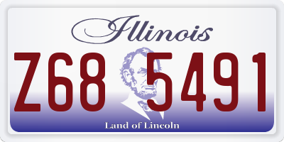 IL license plate Z685491