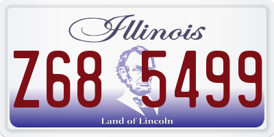IL license plate Z685499