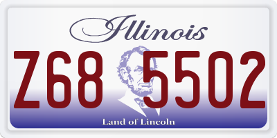 IL license plate Z685502