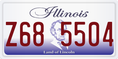 IL license plate Z685504