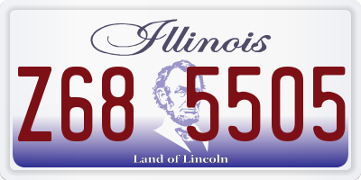 IL license plate Z685505