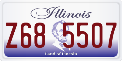 IL license plate Z685507