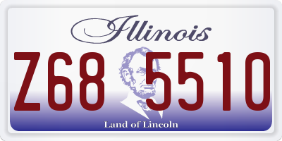 IL license plate Z685510